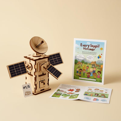 Curio Kit #1 — Satélite de Marte montado